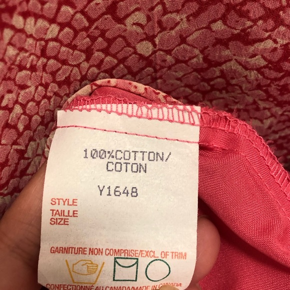 🇨🇦 LINEA DOMANI Vintage 100% Cotton,Sleeveless Top and Full Skirt Set Snake Skin - Picture 5 of 12